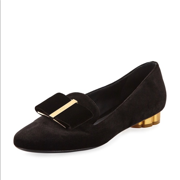 ferragamo velvet flats